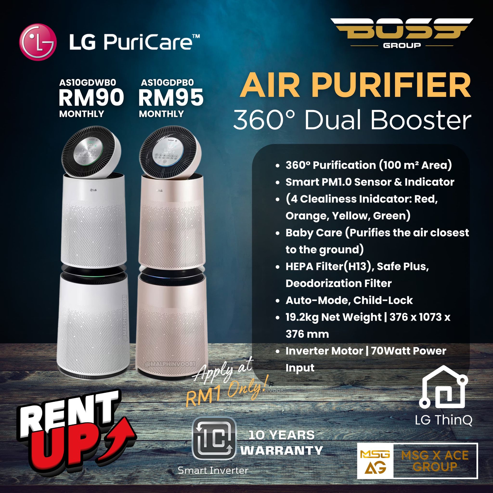 Air Purifier HIT MODEL / SINGLE BOOSTER / DOUBLE BOOSTER_1