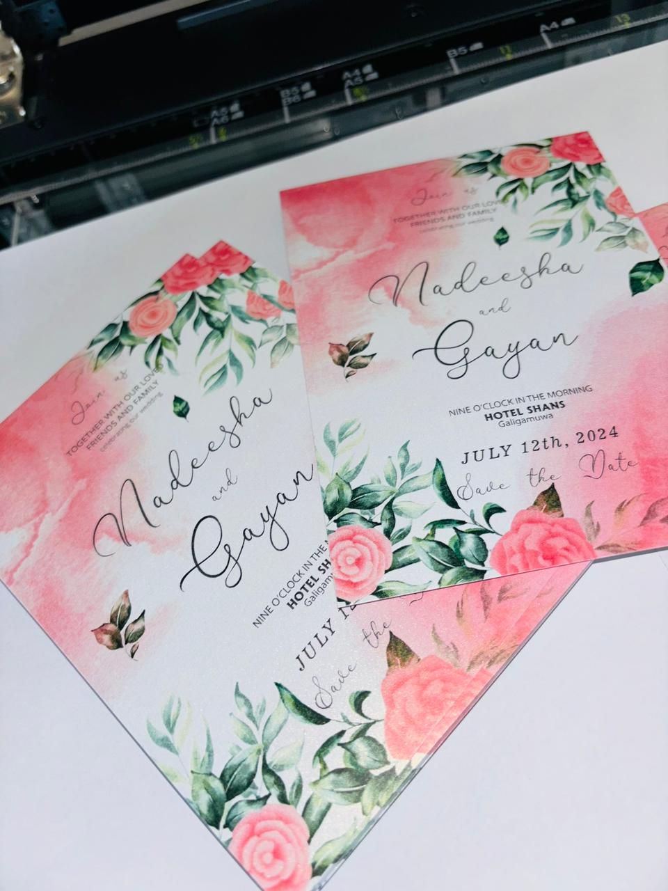 Wedding card printing - වෙඩින් කාඩ් මුද්‍රණය_0