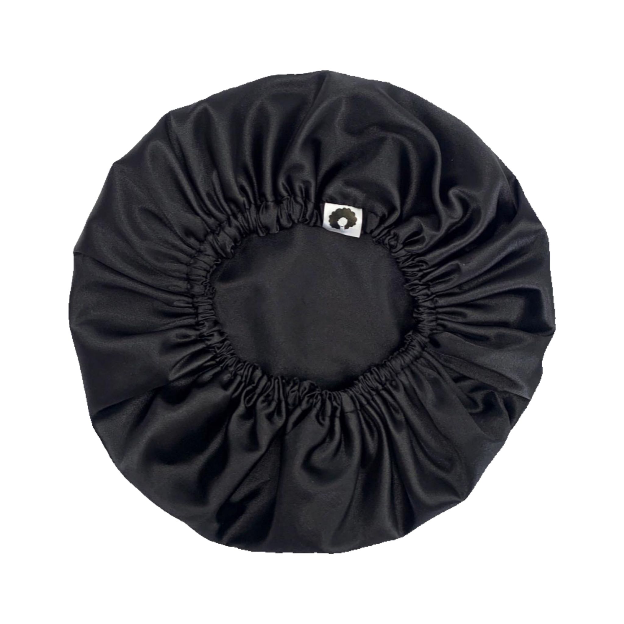 Black Liquorice Satin Bonnet_0