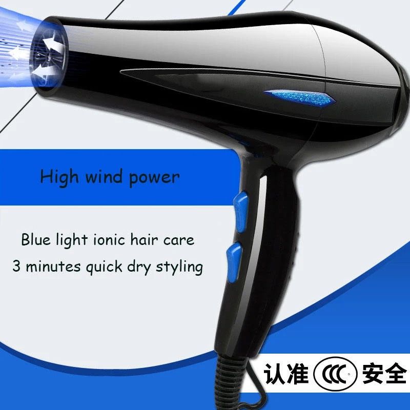  Salon standard Beauty Brushless Hand Hair Dryer And Straightener Wall Hair styling Leafless Hair Dryer Set_2