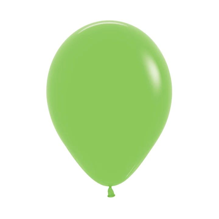 12in, Fashion Solid Key Lime Green Latex Balloons_0