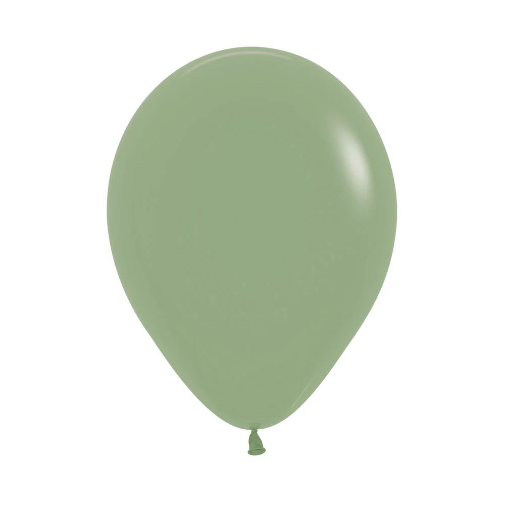 12in, Fashion Solid Eucalyptus Green Latex Balloons_0