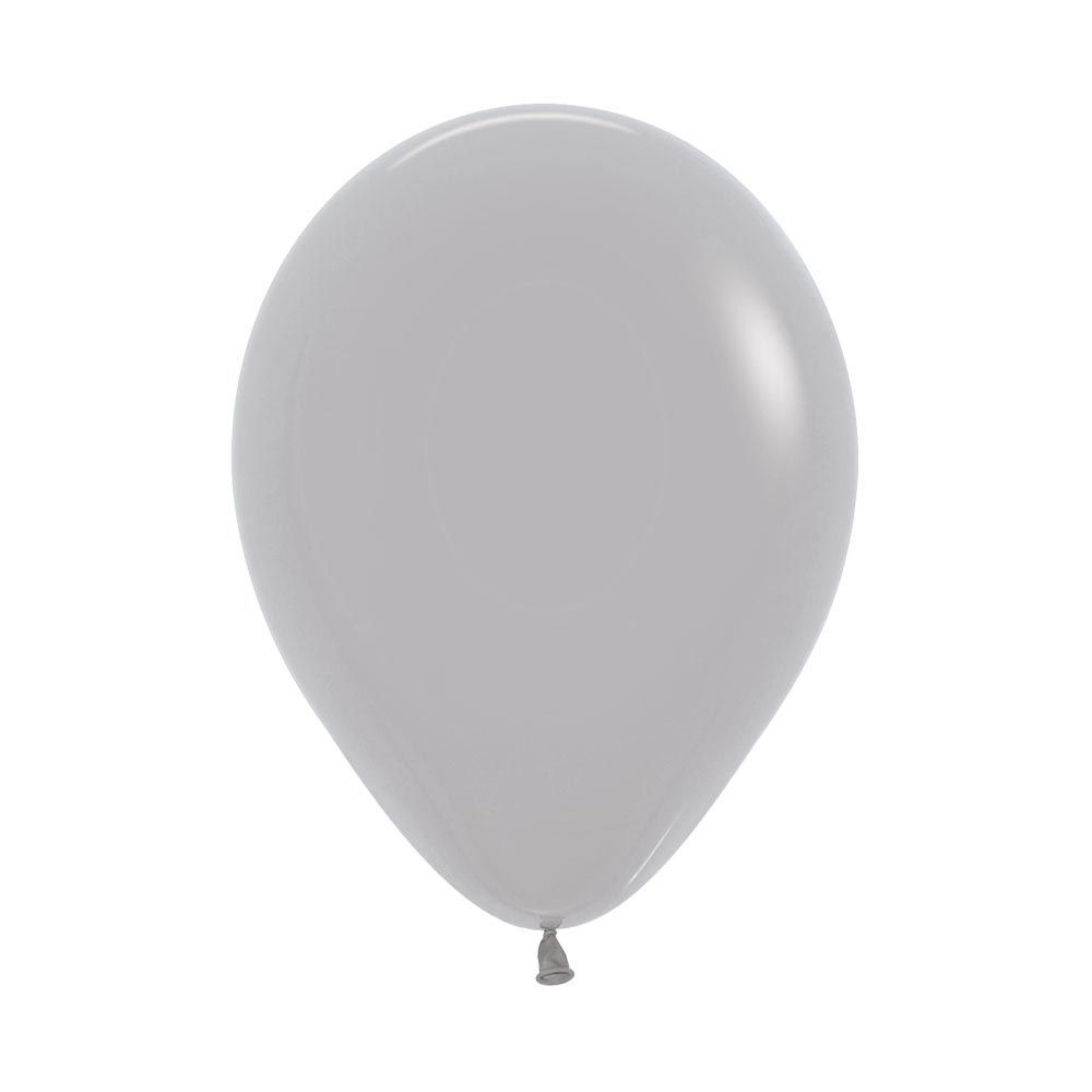 12in, Fashion Solid Grey Latex Balloons_0