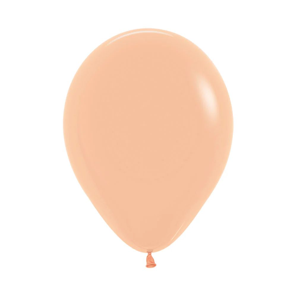 12in, Fashion Solid Peach Blush Pink Latex Balloons_0