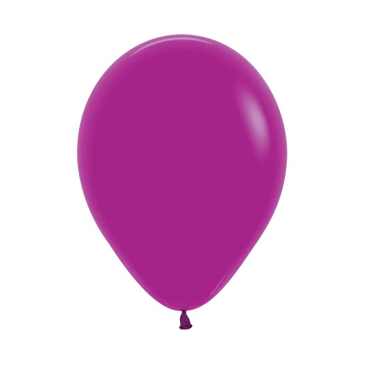 12in, Fashion Solid Purple Orchid Latex Balloons_0