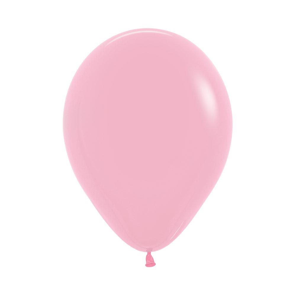 12in, Fashion Solid Pink Latex Balloons_0