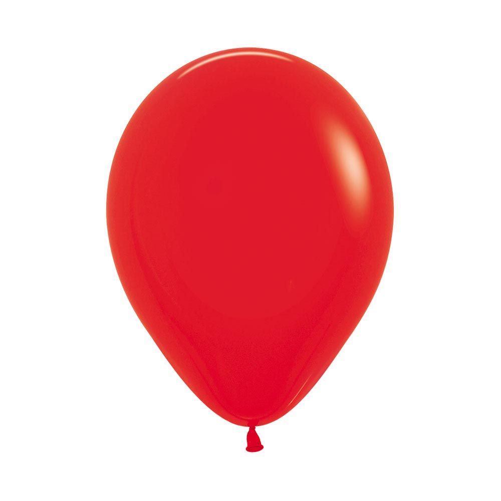 12in, Fashion Solid Red Latex Balloons_0