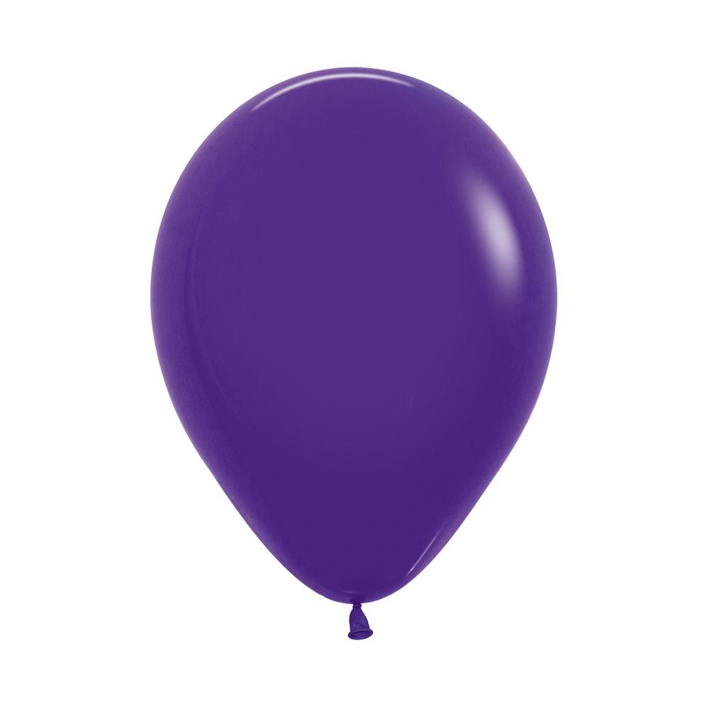 12in, Fashion Solid Violet Purple Latex Balloons_0