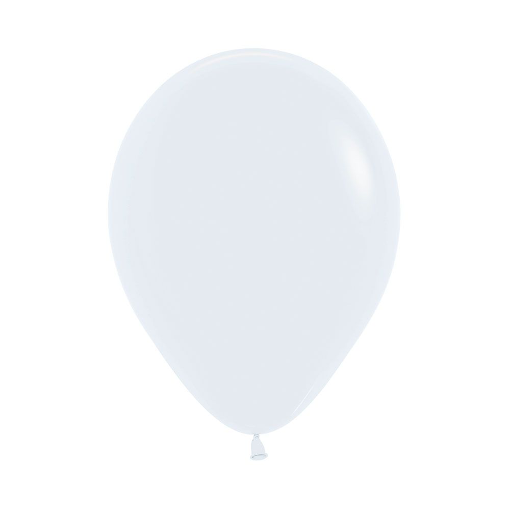 12in, Fashion Solid White Latex Balloons_0