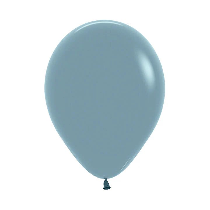 12in, Pastel Dusk Blue Latex Balloons_0