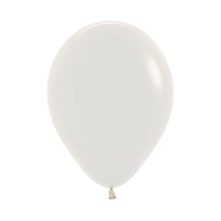 12in, Pastel Dusk Cream White Latex Balloons_0