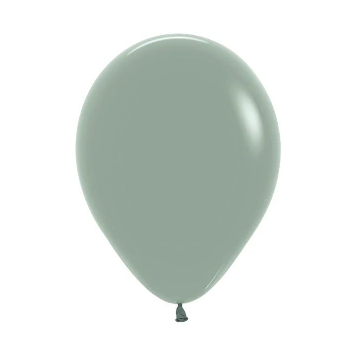 12in, Pastel Dusk Laurel Green Latex Balloons_0