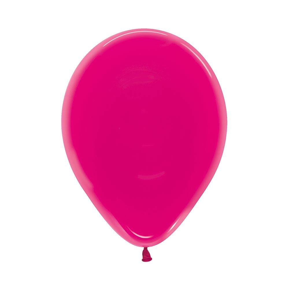 12in, Crystal Fuchsia Pink Latex Balloons_0