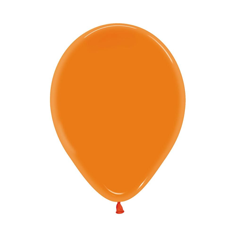 12in, Crystal Orange Latex Balloon_0