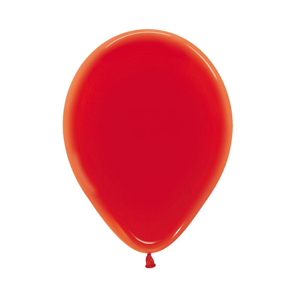 12in, Crystal Red Latex Balloon_0