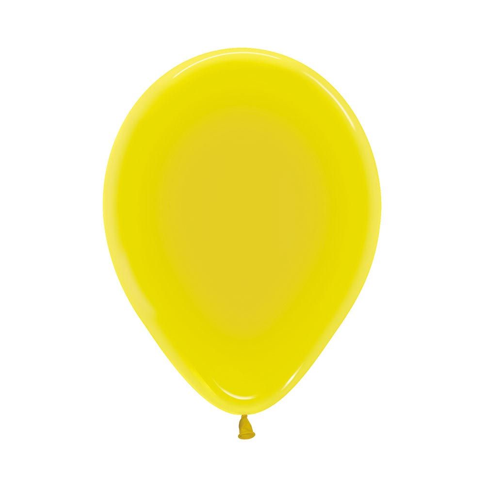 12in, Crystal Yellow Latex Balloon_0