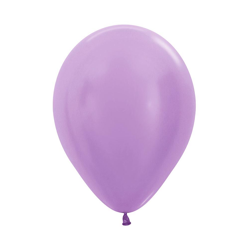 12in, Satin Pearl Lilac Purple Latex Balloon_0