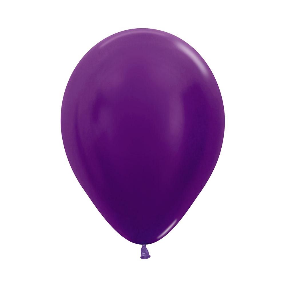 12in, Metallic Pearl Violet Purple Latex Balloon_0