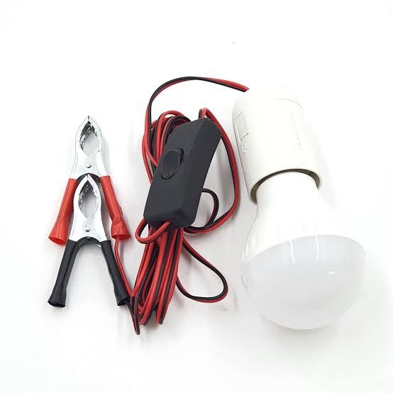 12W LED GLOBE + CLAMPS + SWITCH_0