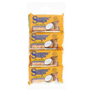 Sesame Snaps with Coconut 120g (4x30g)_0