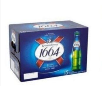 Kronenbourg 1664 15x275ml premium lager bottles  bb 30/04/2024_0