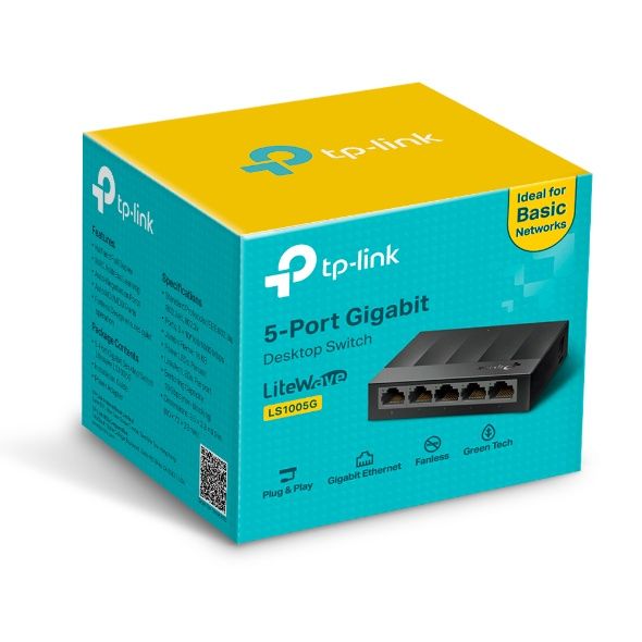 Tplink LS1005g 5-Port 10/100/1000Mbps Desktop Switch_3