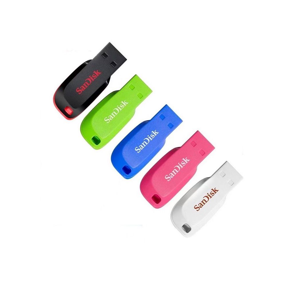 Sandisk 16GB / 32GB Cruzer Blade USB 2.0 (Assorted Colors)_2