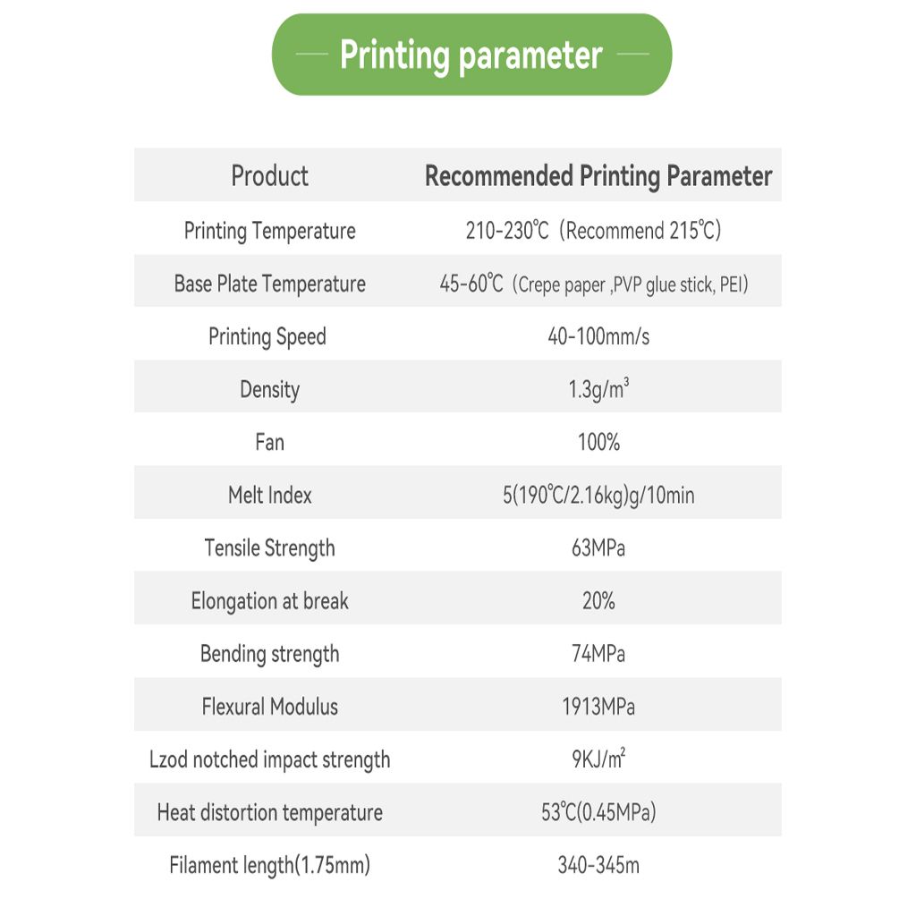 eSUN PLA+ 3D Printing Filaments 1.75mm 1kg_2