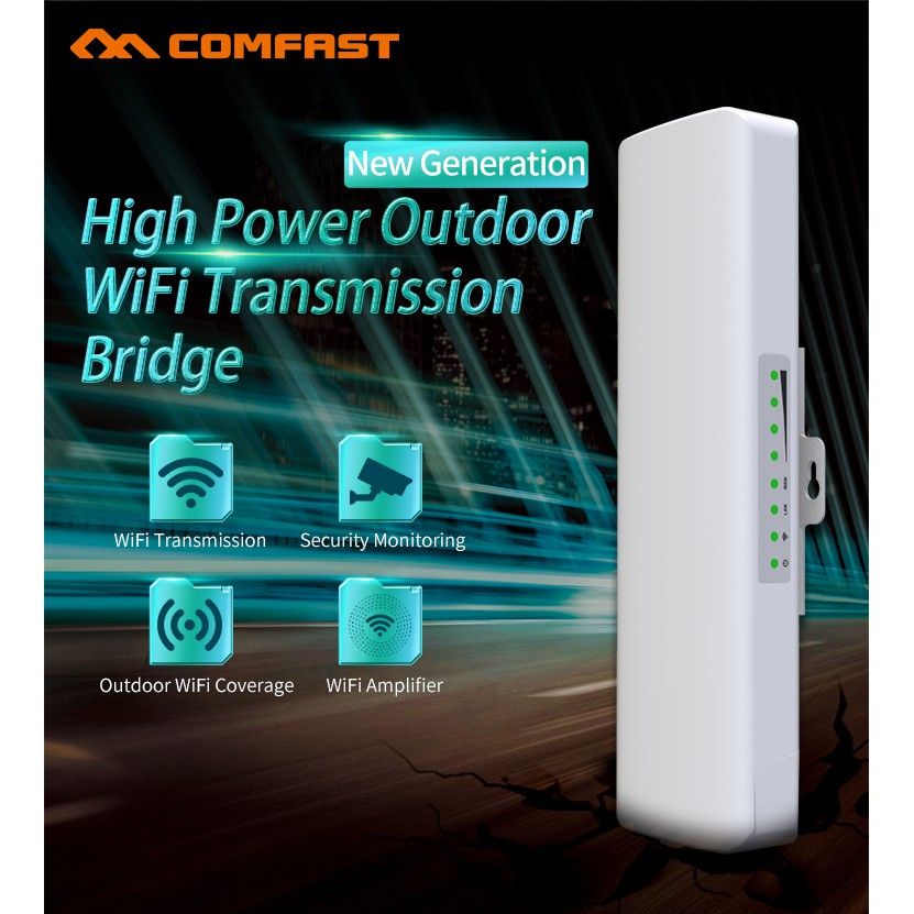 Comfast CF-E314N V2 10km Long Range Bridge 2.4GHz Outdoor CPE bridge_0