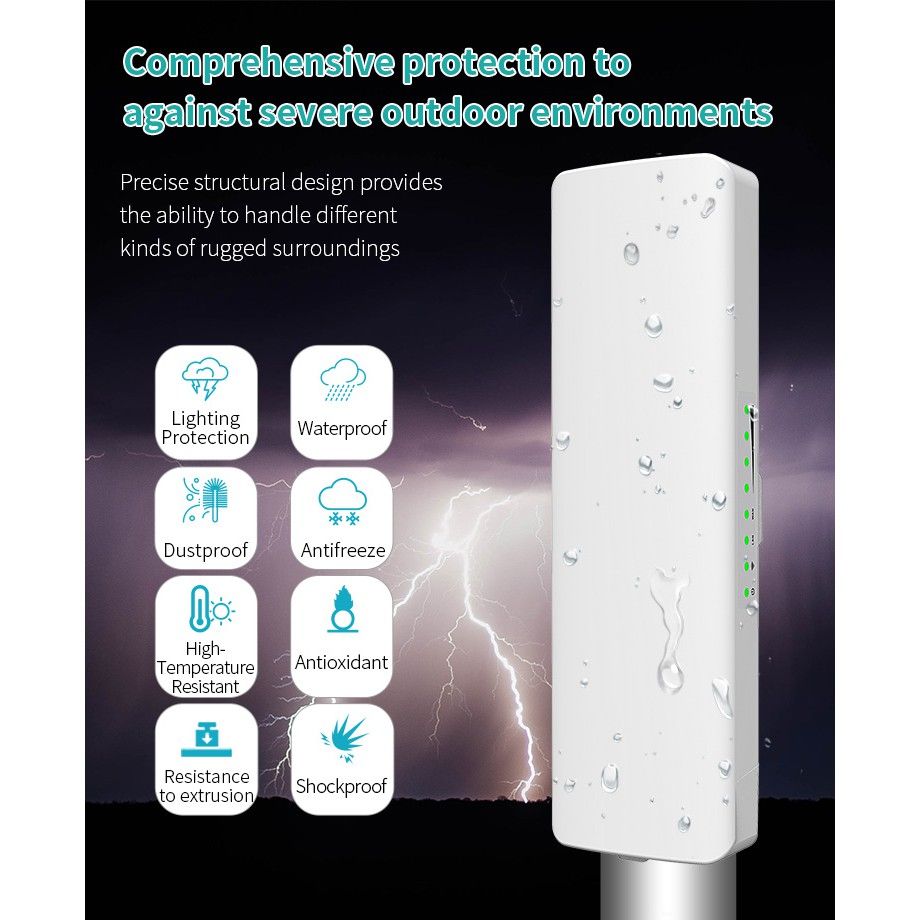 Comfast CF-E314N V2 10km Long Range Bridge 2.4GHz Outdoor CPE bridge_6