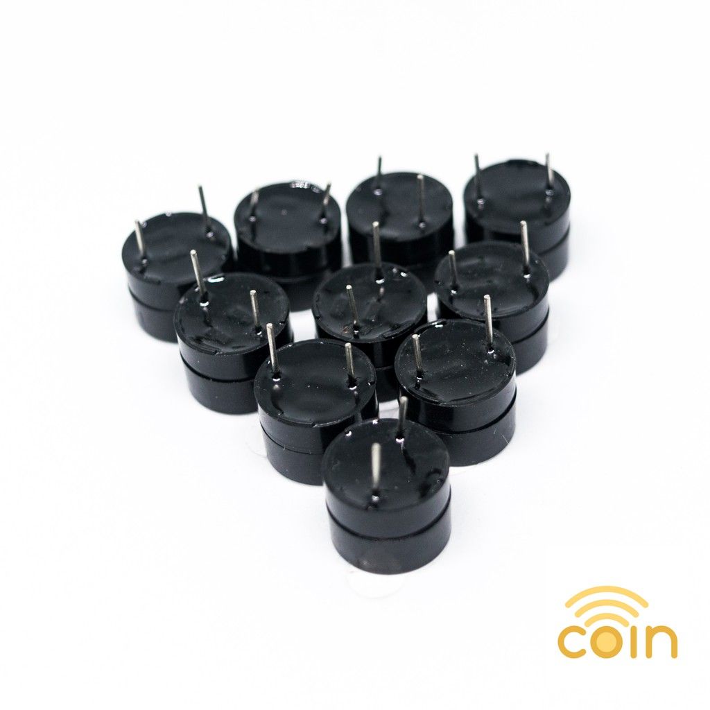 12V Active Buzzer 12095 10pc Pack for PCB_1