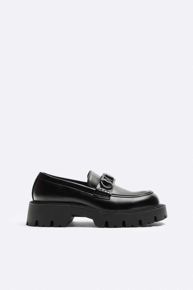 Zara chunky loafers _2