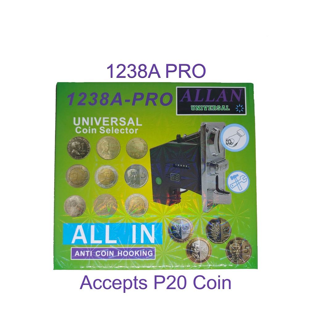 Allan Universal Coin Slot Selector 1238A PRO for Piso WiFi, Pisonet_3