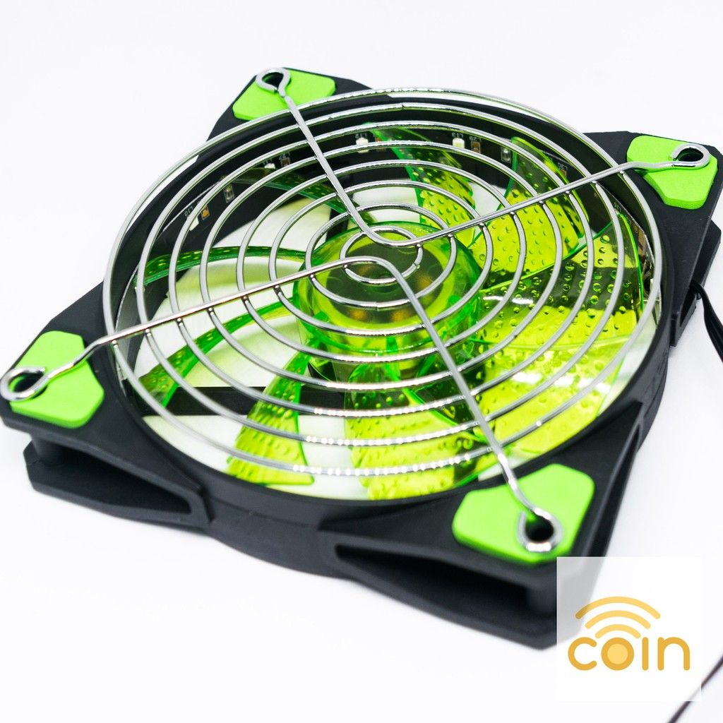 Exhaust Cooling LED Fan 120mm 12V DC Brushless for Piso WiFi, PC_1