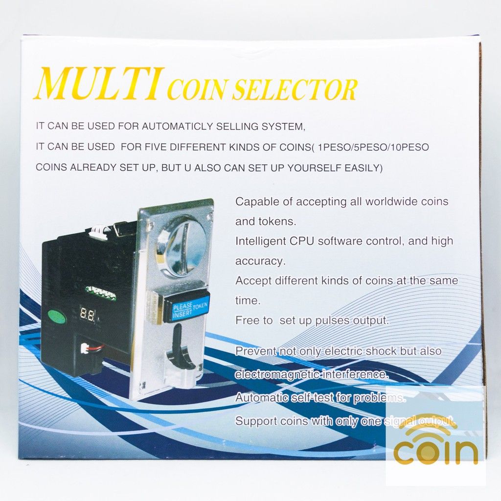 Multi Universal Coin Slot Selector HX-616 for Piso WiFi, Pisonet_2