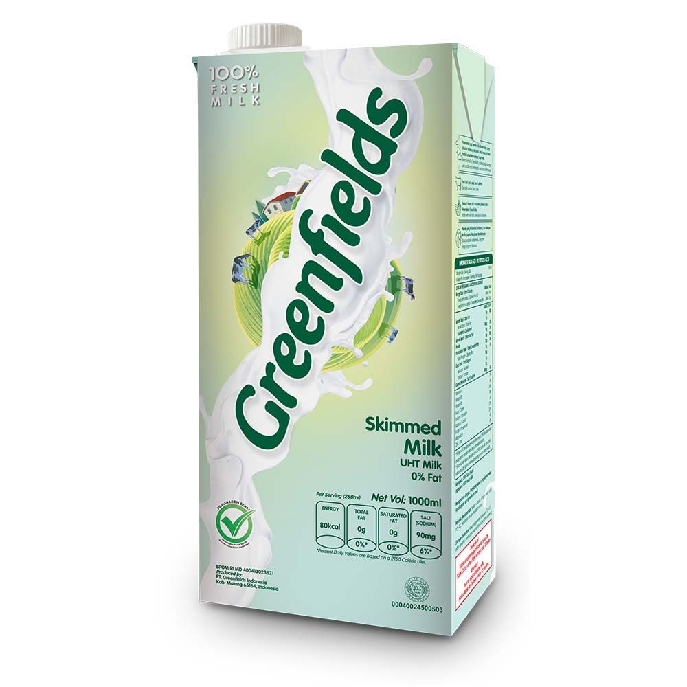 Greenfields UHT Skimmed Milk 1L _1