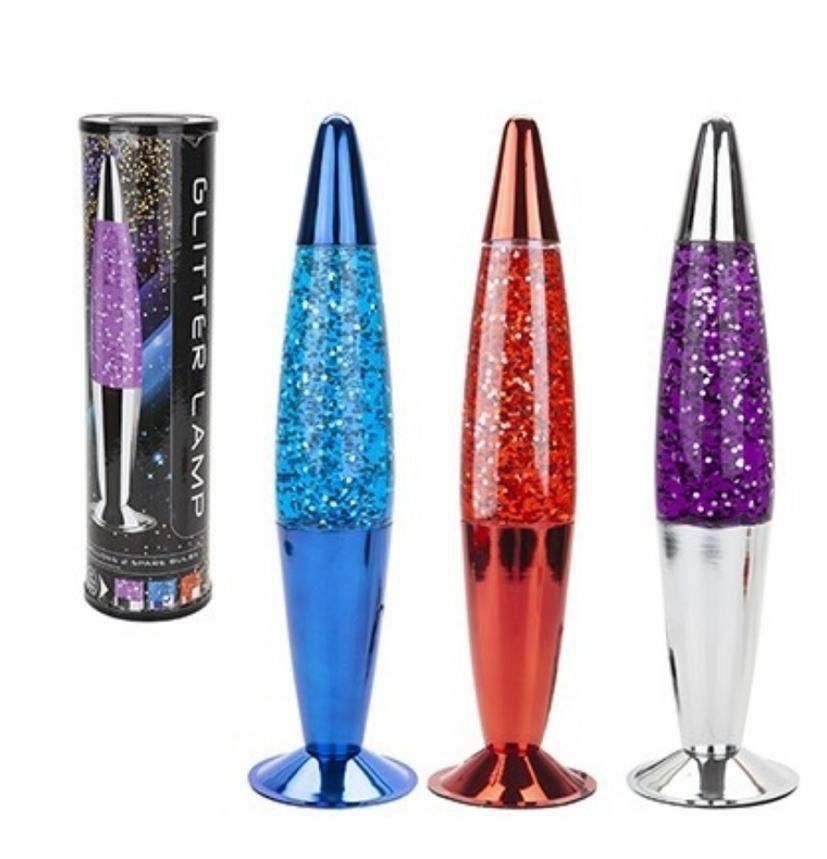 Cosmic bullet shaped glitter lava lamp random colour _0