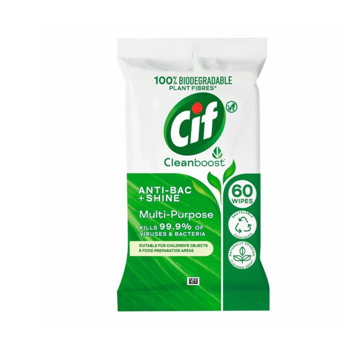 Cif pro formula professional anti bac & shine wipes 4 per case BBE 09/24_0