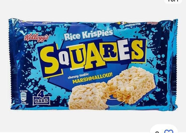 Rice Krispies squares marshmallow £1.99 price marked 11x4pk  BBE 02/06/24_0