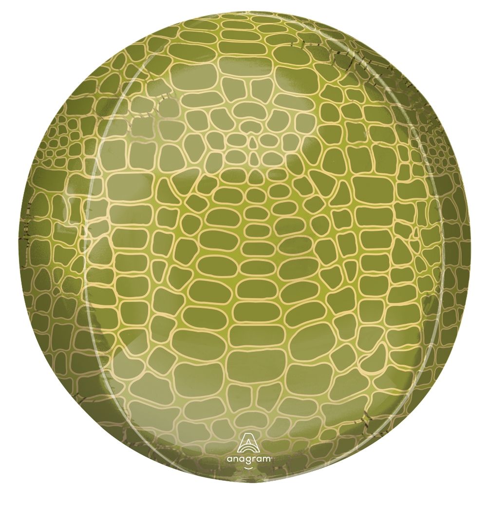 16in, 40cm, Alligator Print ORBZ Balloon_0