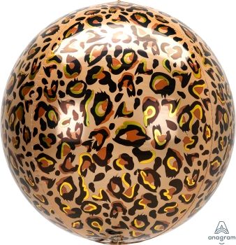 16in, 40cm, Leopard Print ORBZ Balloon_0