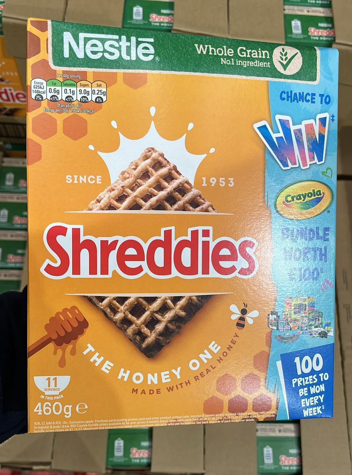 Shreddies honey 7x460g  BBE 31/05/24_0