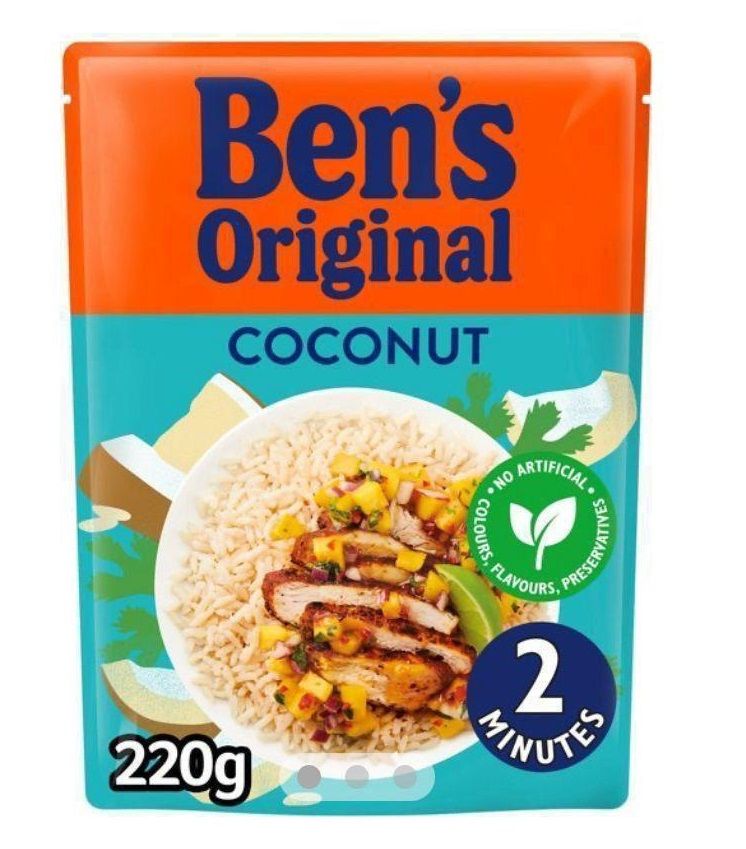 ⭐️REDUCED PRICE⭐️ Uncle bens coconut rice 6x250g BBE 04/24 _0