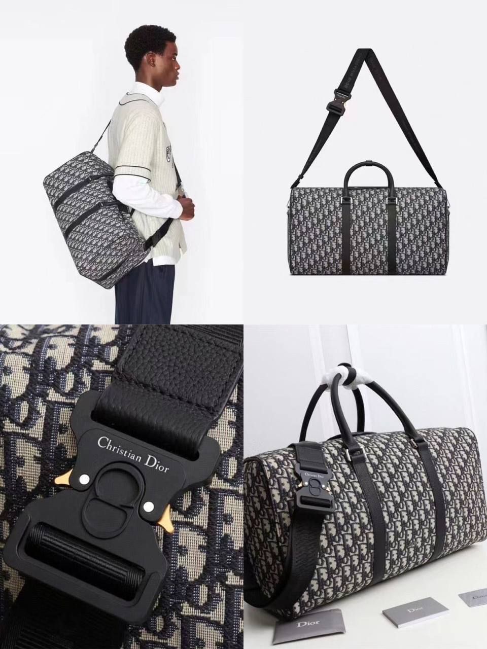 DIOR OBLİQUE DUFFLE BAG_3