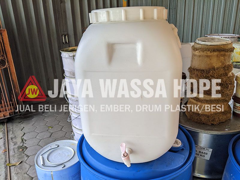 Drum Plastik Kran 60 Liter Rapat Tebal Yogyakarta_0