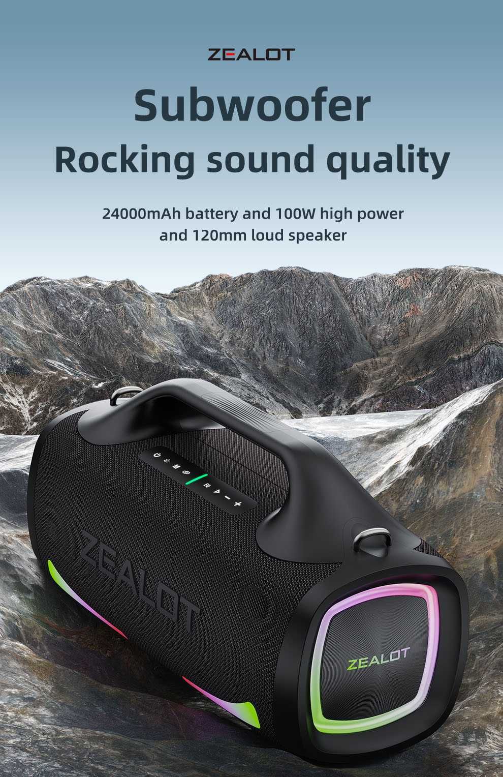 Zealot S79 Bluetooth Portable Speaker_3