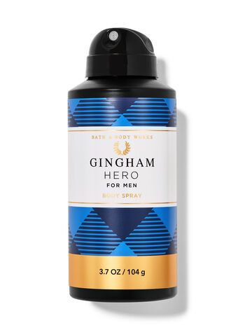 Mens Gingham Hero Body Spray_0