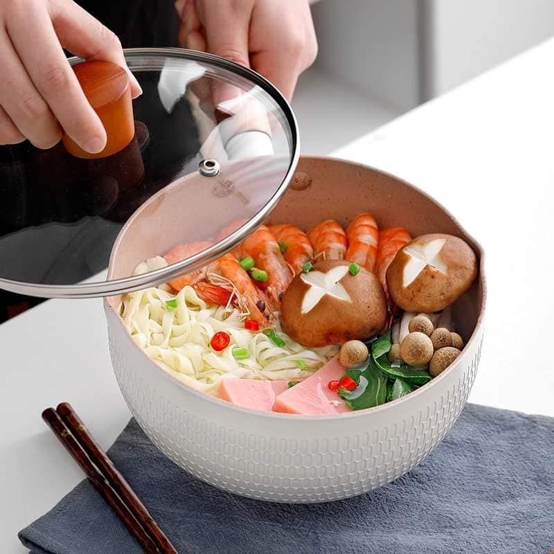 Non Stick Banku Pan With Cover_4