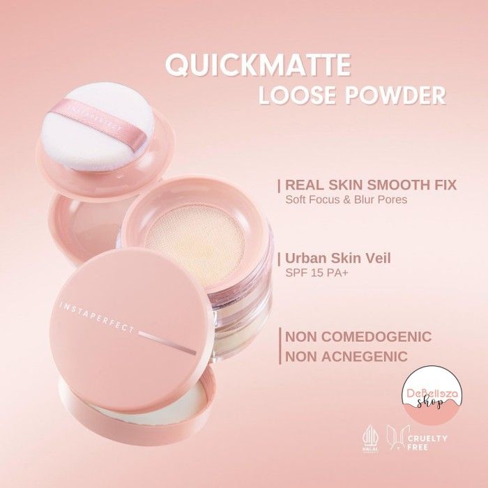 Wardah Instaperfect Quickmatte Loose Powder SPF 15 PA+_1