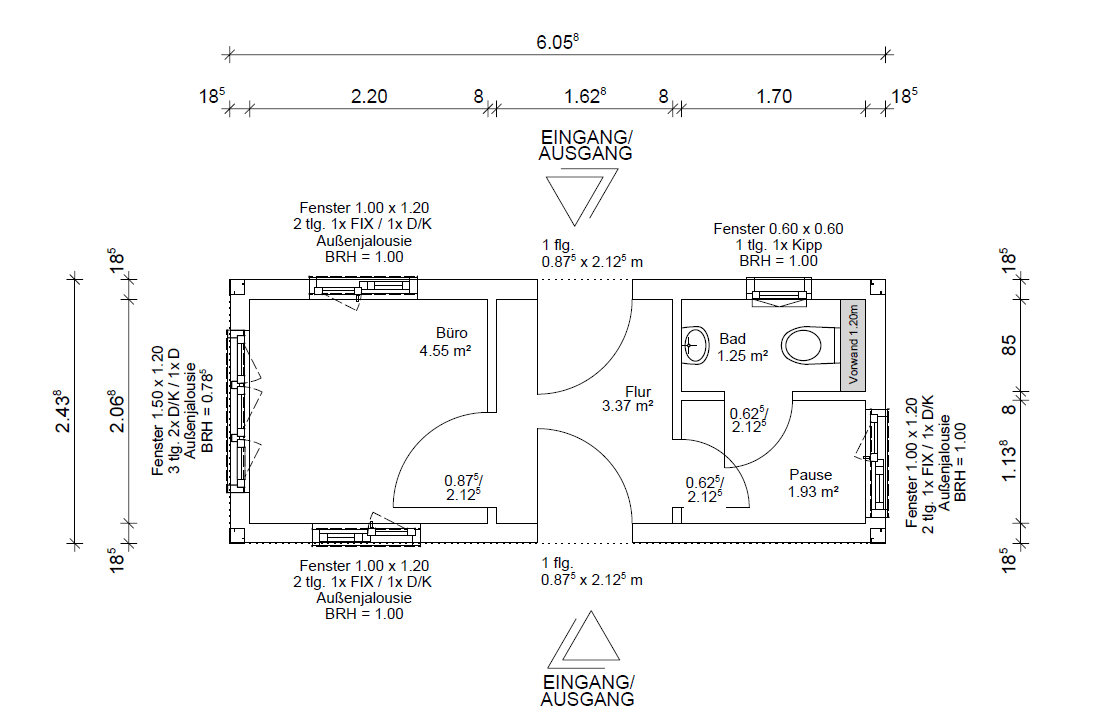 CONTENEUR PORTER AVEC WC, ENVIRON 15 M²_7